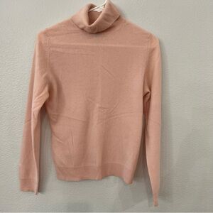 NWOT. Cashmere Turtleneck from Brooks Brothers 346. Light Pink. Size Small